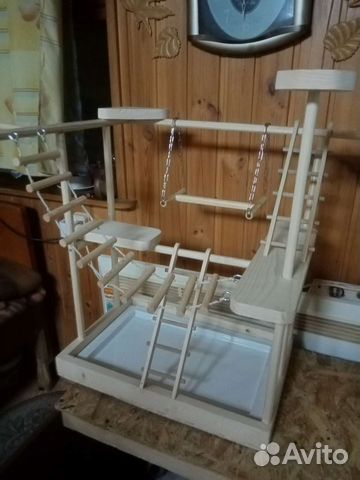 Игровой стенд для попугая купить в Москве | Животные и зоотовары | Авито