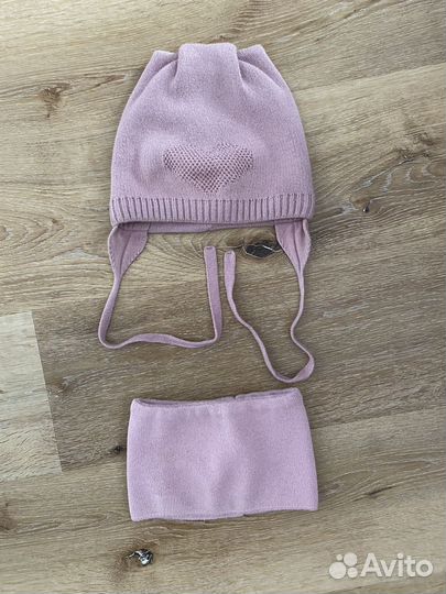 Шапка и снуд демисезонные 50-52