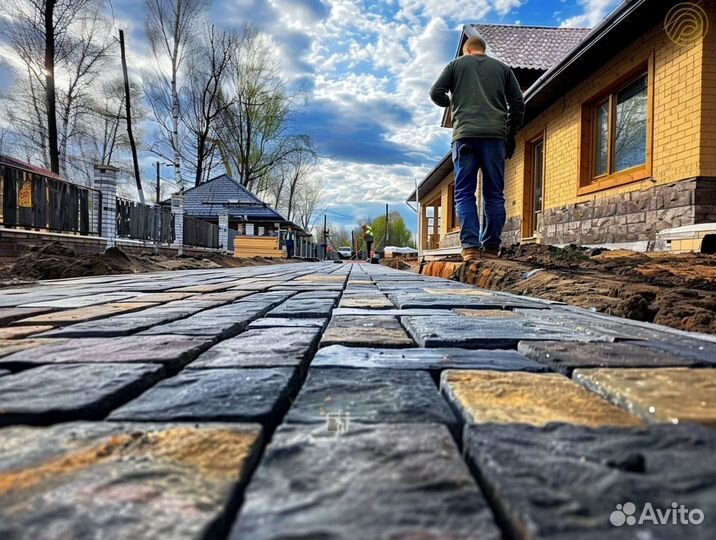 Плитка брусчатка новый город