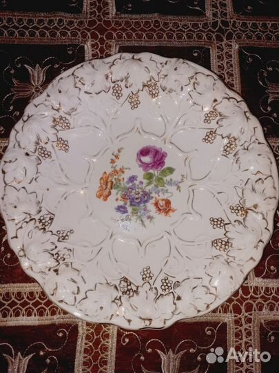 Блюдо дулево виноград