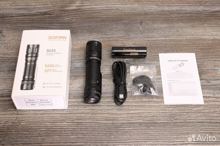 Фонарь Sofirn SC33 (с акб)