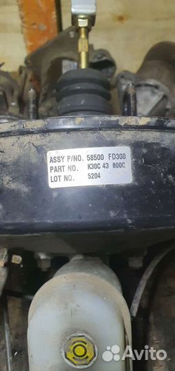 Вакуумный усилитель с гтц kia rio 1 DC