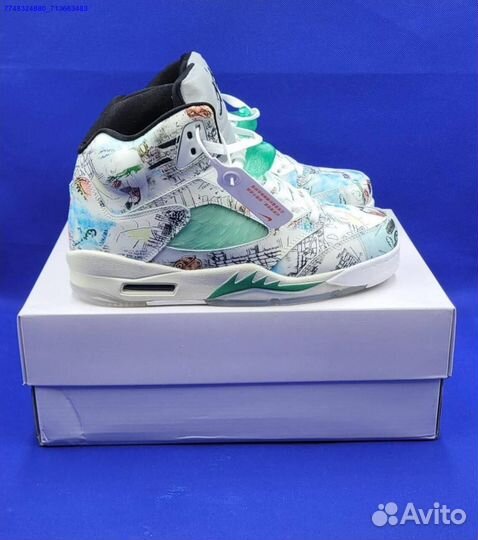 Кроссовки nike AIR jordan 5 retro (41-45) (Арт.33431)