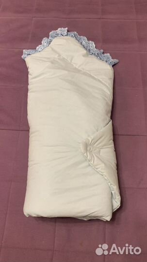 Конверт одеяло на выписку для мальчика зима