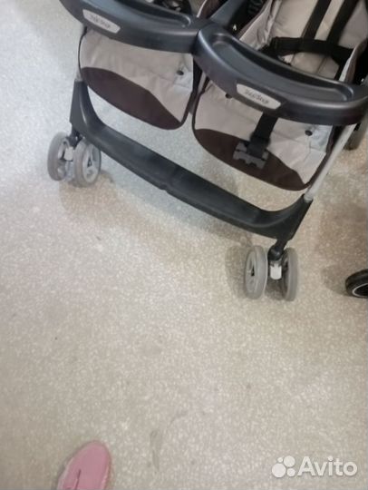 Коляска для двойни peg perego