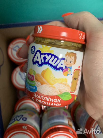 Детское питание пюре цветная капуста, каша, смесь