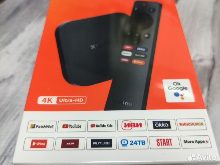 Xiaomi Mi tv box s 2gen 4k Global и RU гарантия 1г