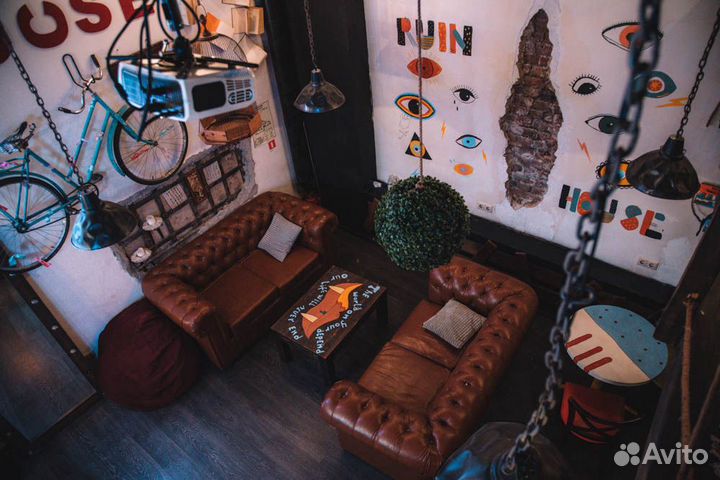 Аренда двухуровневого лофта в стиле руин паба