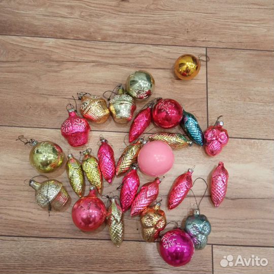 Елочные игрушки СССР одним лотом