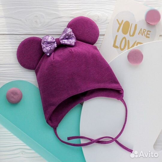 Шапка осенняя для девочки