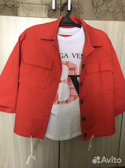 Джинсовый костюм тройка