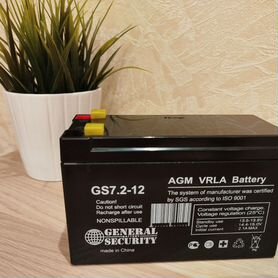 Аккумулятор General Security 12V 7.2Ah GS7.2-12