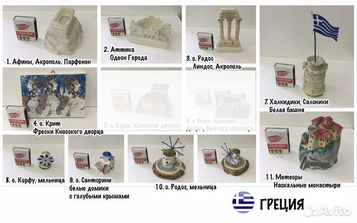 Сувениры из путешествий - архитектура, транспорт