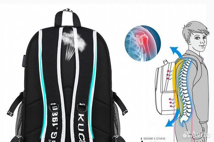 Рюкзак школьный новый В упаковке