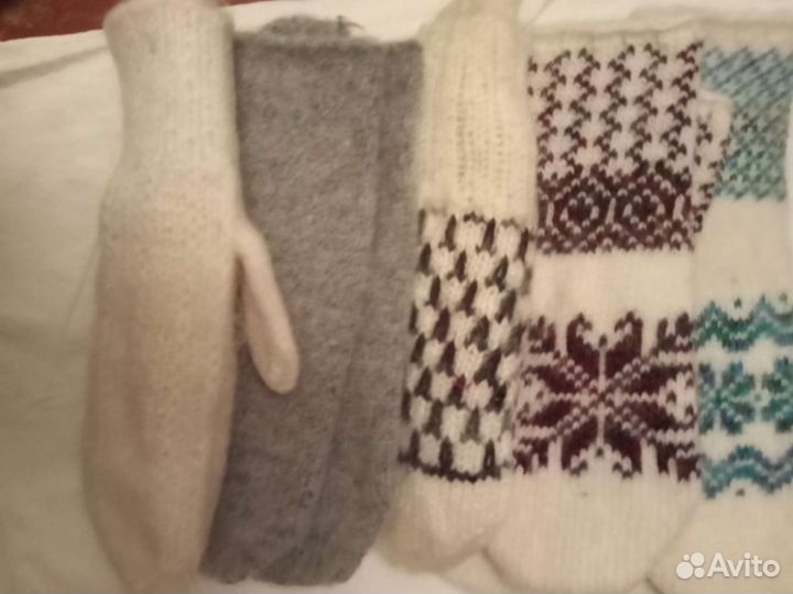 Рукавицы пуховые