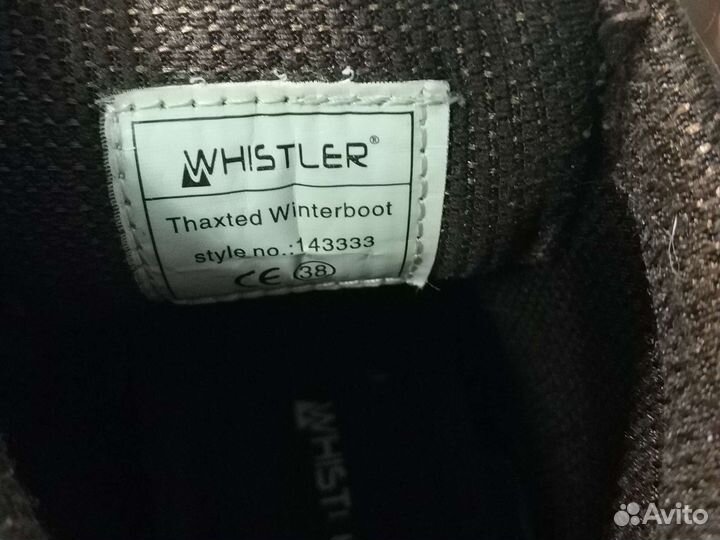 Мужские кожаные ботинки Whistler 38 размер