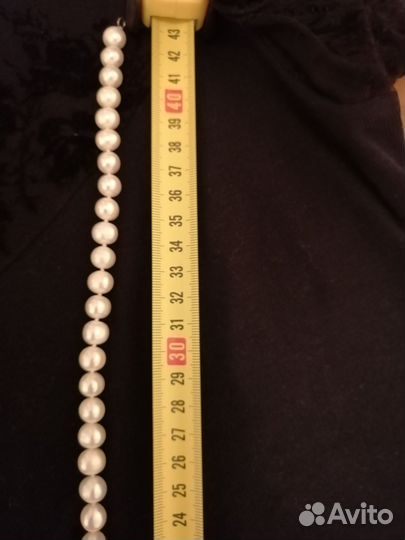 Бусы из натурального жемчуга
