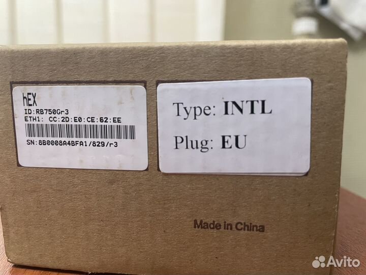 Маршрутизатор mikrotik