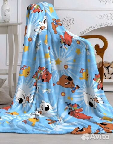 Плед детский с мультгероями