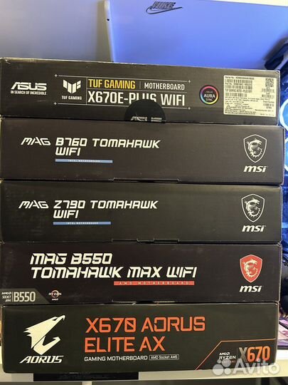 Мат.платы Z690, Z790, B760, X670, B650, DDR5