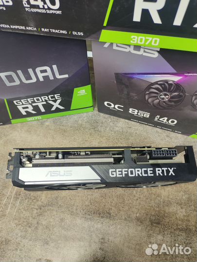 Видеокарта GeForce RTX 3070 asus dual-RTX3070-O8G