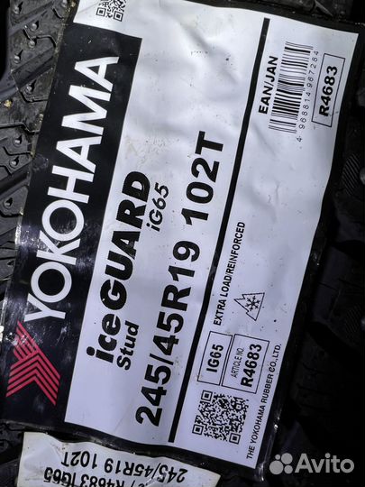 Yokohama IceGuard Stud IG65 245/45 R19 102T
