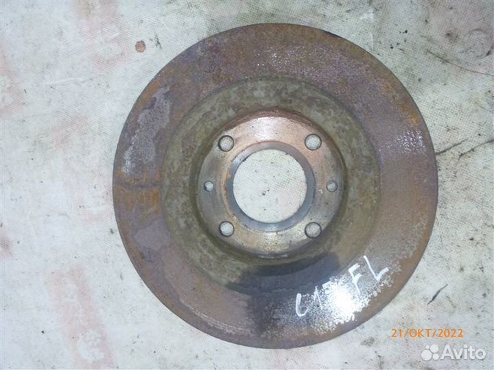 Диск тормозной передний левый Peugeot Partner 5F