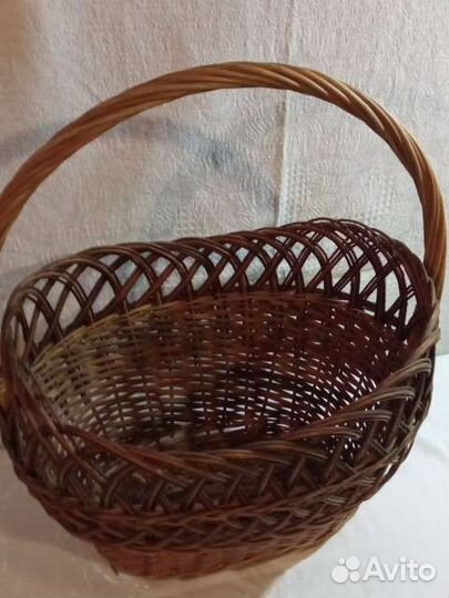 Корзина плетеная большая СССР