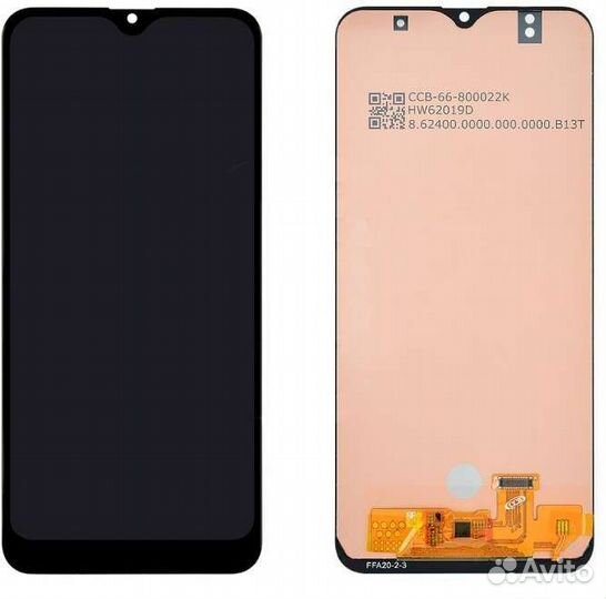 Дисплей для Samsung Galaxy A30s Черный - (In-Cell)