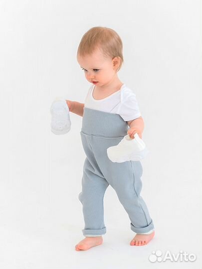 Леггинсы детские утеплённые на флисе размер 80