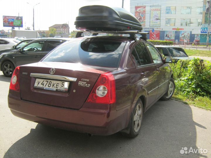 Багажник бокс на крышу Chery Fora седан (2006)