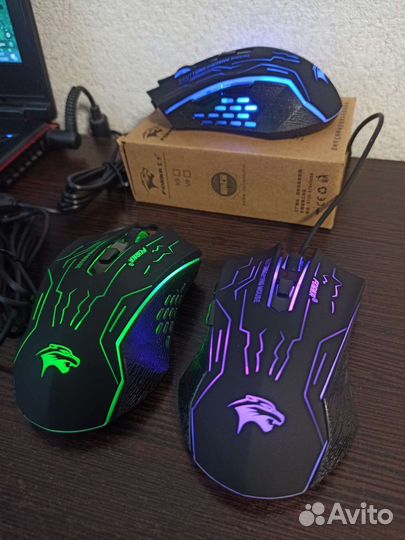 Игровая мышь Forka с тихими кликами с подсветкой