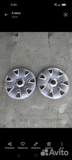 Колпаки skoda r16