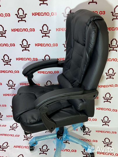 Офисное кожанное кресло руководителя