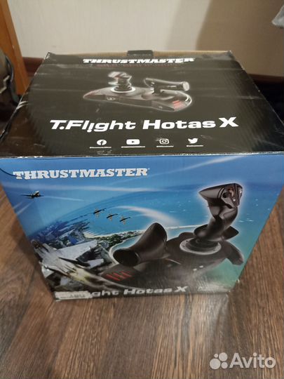 Джойстик ThrustMaster T Flight Hotas X черный