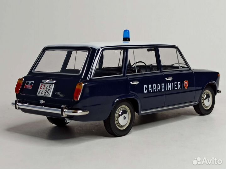 Fiat 124 (2102) Carabineri Police 1:18