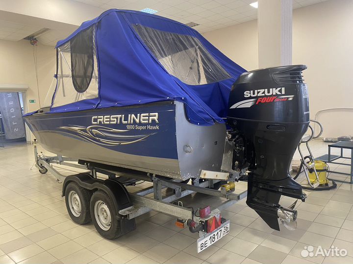 Катер Crestliner 1800 с Мотором Suzuki DF150