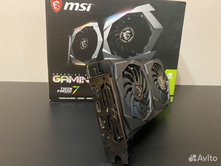 Видеокарта MSI GeForce GTX 1660 super gaming X 6gb