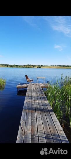 Домик на берегу озера Волго