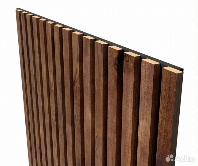 Акустическая панель Cosca Decor Сканди Дуб Старинный натуральный, 2750x600x19мм Темно-коричневый