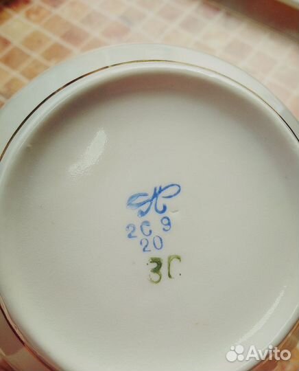 Фарфоровая посуда СССР