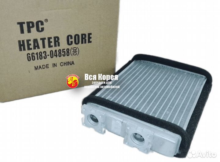 Радиатор передней печки Истана Korea