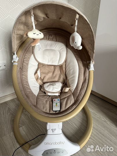 Электрокачели для новорожденных amarobaby