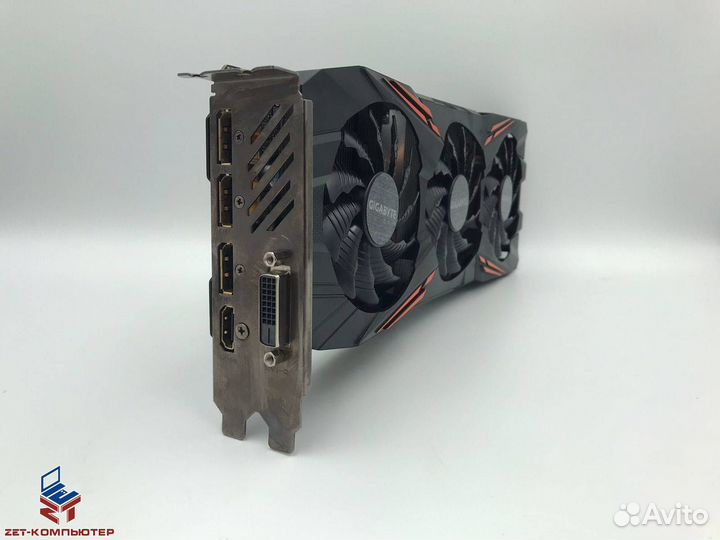 Видеокарта 8Гб Gigabyte GTX 1070TI gaming гарантия