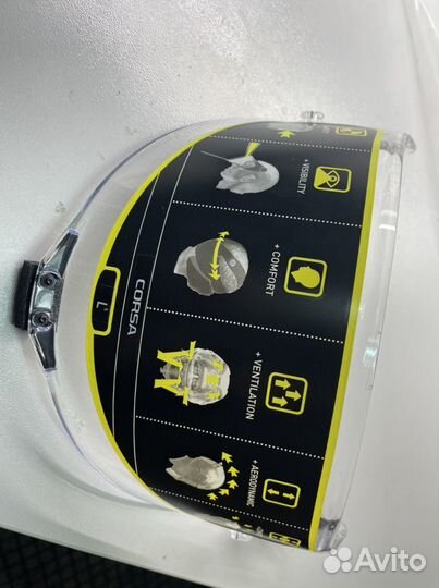 Agv race2 визор