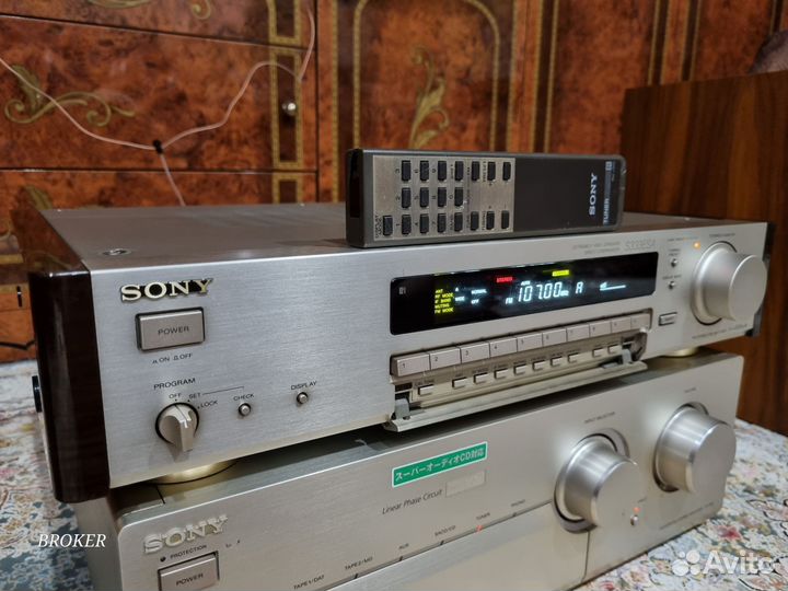 Тюнер Sony st-s333esa (fm 87.5-108.0MHz) + пульт