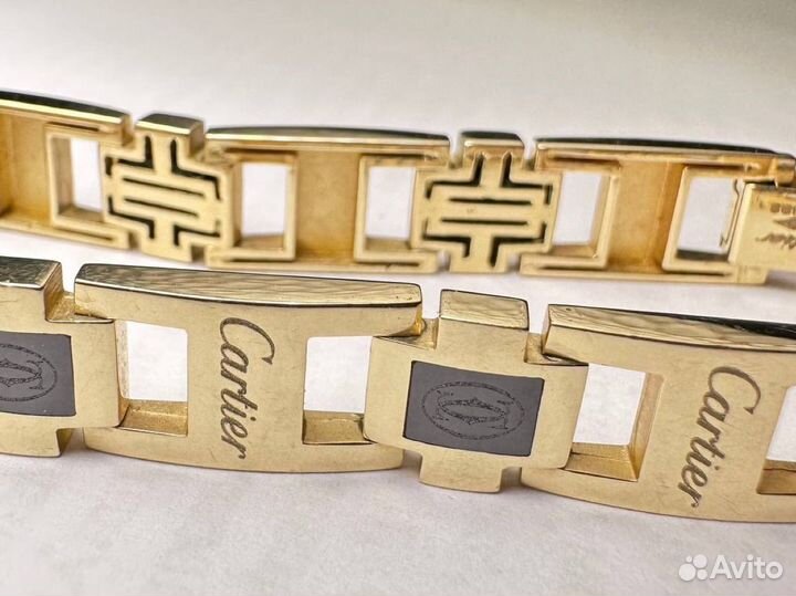 Мужской золотой браслет Cartier