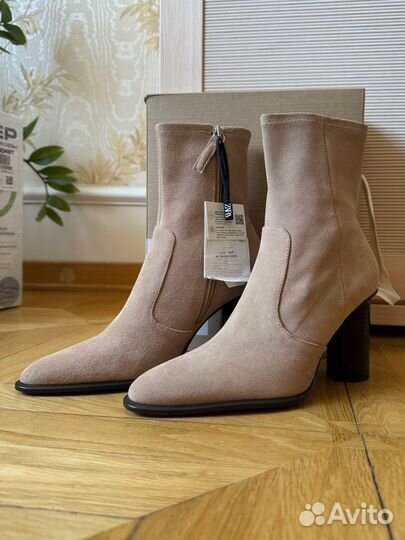 Ботильоны (казаки) Zara 37 размер, новые