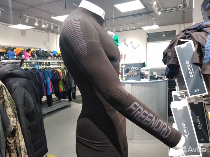 Термобелье кофта freenord energytech EVO, серый