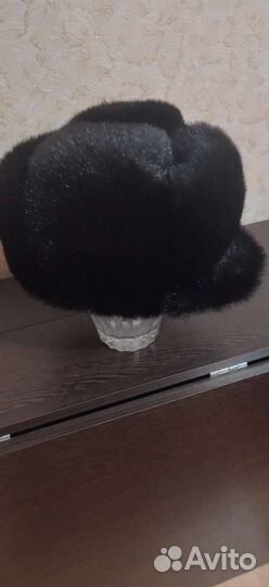 Норковая шапка мужская, 58 размер